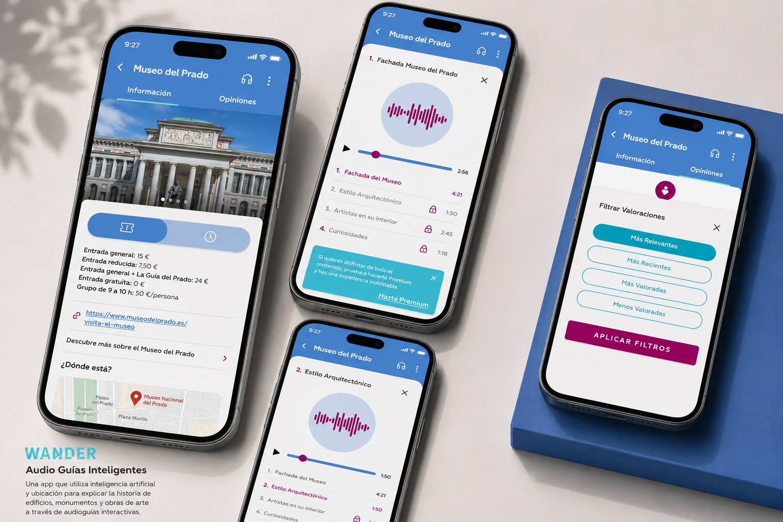 Wander — Audioguías inteligentes