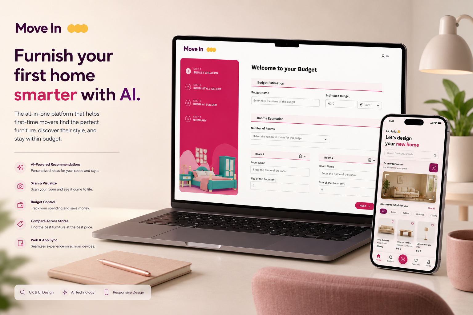 Move In — Lista de compras inteligente